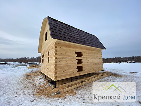 Дом из бруса в ДНП Кедры - Фотоотчет строительства
